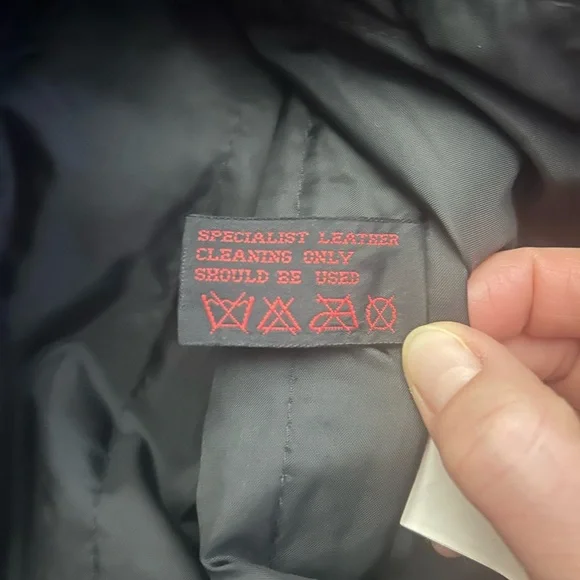 General Clothing Company Black Leather Coat. Vintage - Picture 12 of 12